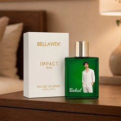 Personalized Bella Vita Impact Man Perfume 100ml | Woody Citrus Long-Lasting Eau De Cologne Gift