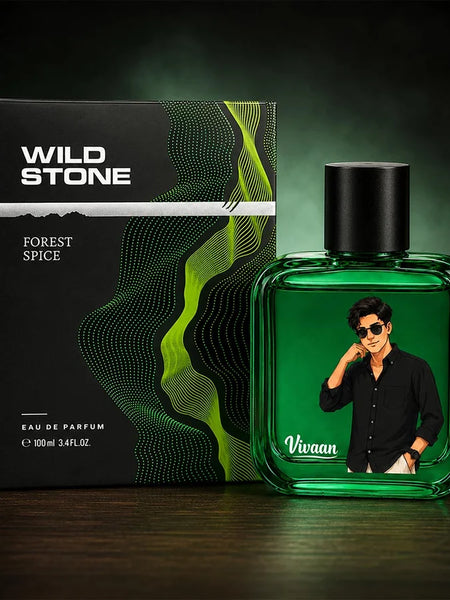 Personalized Wild Stone Forest Spice Perfume 100ml | Long-Lasting Woody Spicy Fragrance Gift