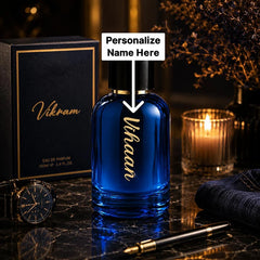 Personalized Gabru Mystery Eau De Parfum with Custom Name | Premium Long-Lasting Perfume Gift for Men | 100ml