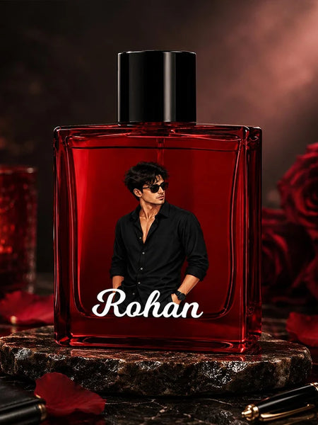 Personalized Park Avenue EDGE Eau De Parfum with Custom Photo & Name | Luxury Long-Lasting Perfume Gift for Men | 100ml