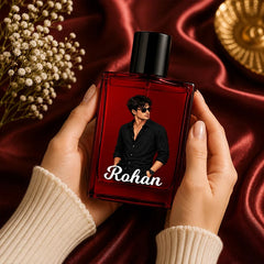 Personalized Park Avenue EDGE Eau De Parfum with Custom Photo & Name | Luxury Long-Lasting Perfume Gift for Men | 100ml