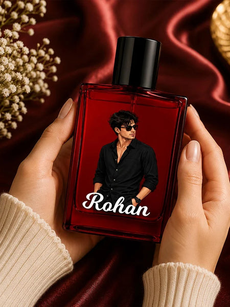 Personalized Park Avenue EDGE Eau De Parfum with Custom Photo & Name | Luxury Long-Lasting Perfume Gift for Men | 100ml