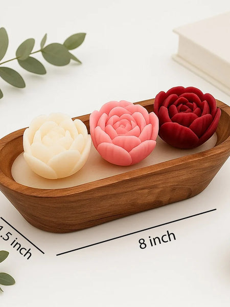 Lotus Flower Scented Candle Set