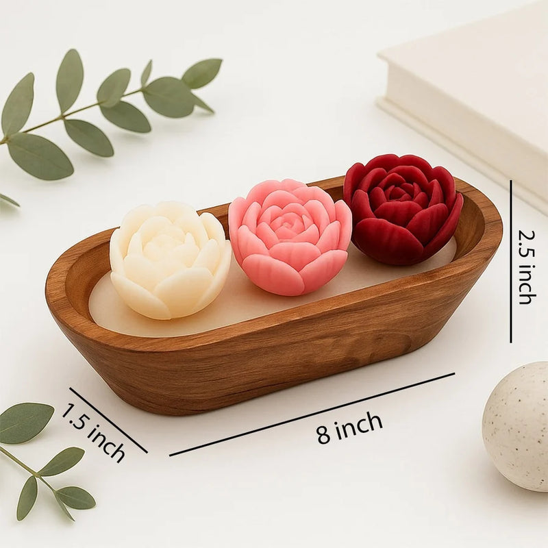 Lotus Flower Scented Candle Set
