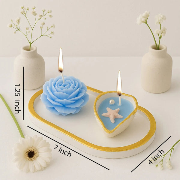 Ocean Theme Decorative Candle Set