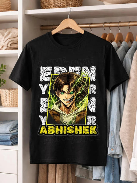 Personalized Anime Attack Style T-Shirt