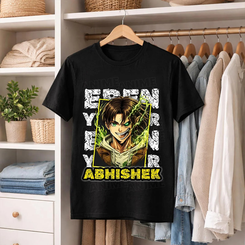 Personalized Anime Attack Style T-Shirt