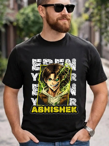 Personalized Anime Attack Style T-Shirt