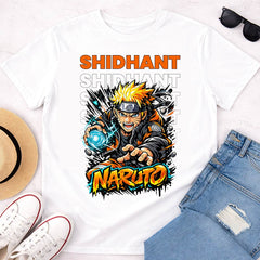 Personalized Anime Ninja Inspired Name T-Shirt