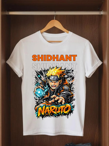 Personalized Anime Ninja Inspired Name T-Shirt