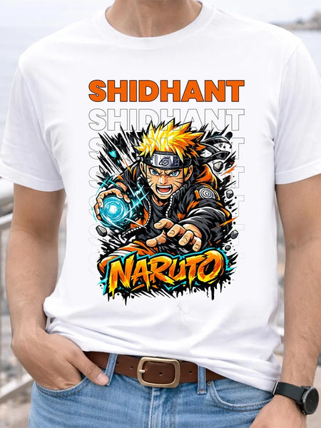 Personalized Anime Ninja Inspired Name T-Shirt