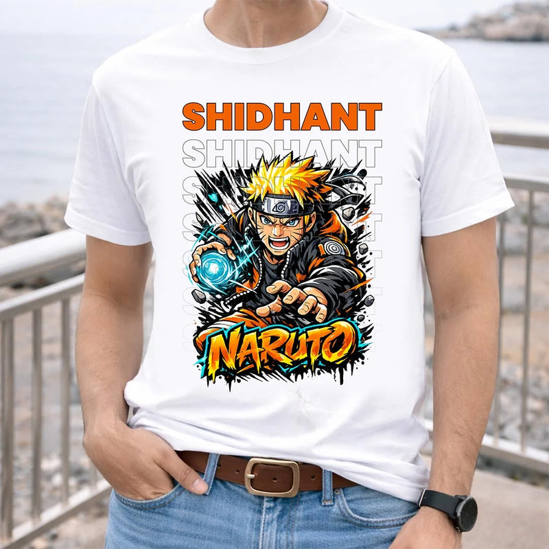 Personalized Anime Ninja Inspired Name T-Shirt