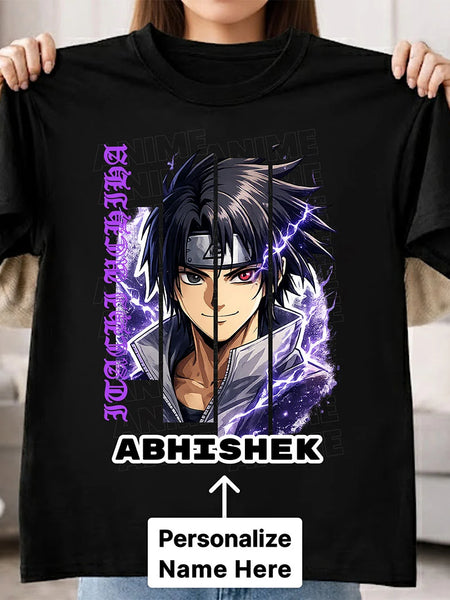 Personalized Anime Shadow Ninja Name T-Shirt