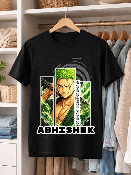 Personalized Anime Swordsman T-Shirt