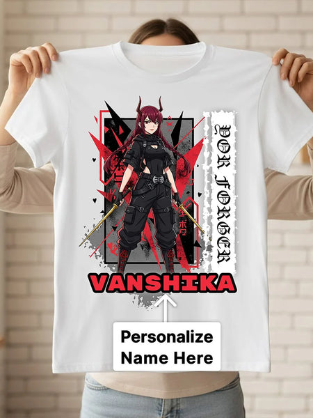 Personalized Demon Warrior Anime T-Shirt