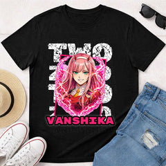 Personalized Zero Two Anime Name T-Shirt