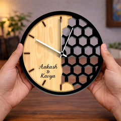 Personalized Couple Designer Wall Clock-11