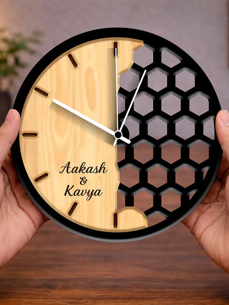Personalized Couple Designer Wall Clock-11