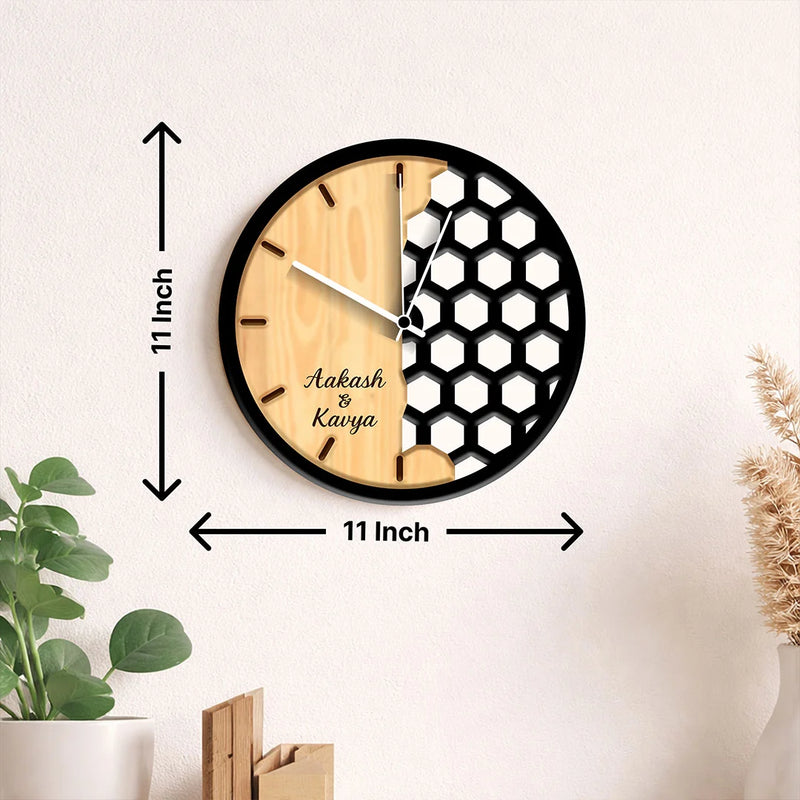 Personalized Couple Designer Wall Clock-11