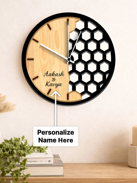 Personalized Couple Designer Wall Clock-11