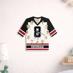 Personalized Football Jersey Wall Clock(12