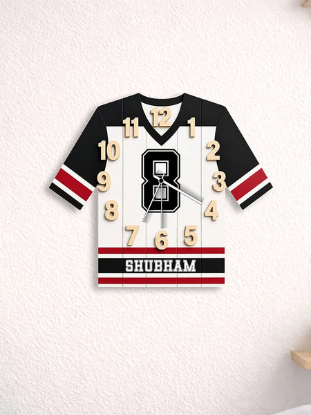 Personalized Football Jersey Wall Clock(12