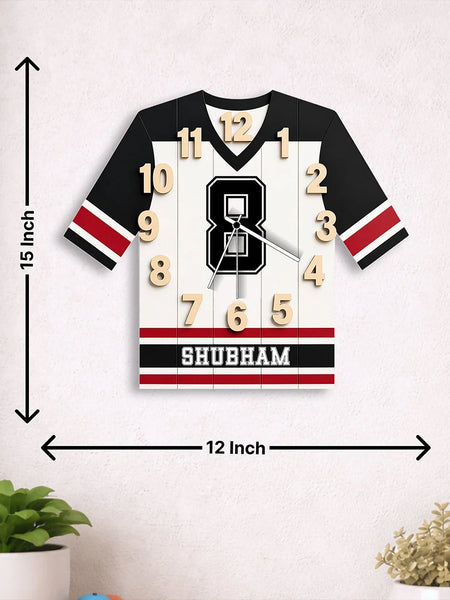 Personalized Football Jersey Wall Clock(12