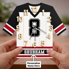 Personalized Football Jersey Wall Clock(12