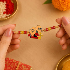 Personalized Motu Patlu Cartoon Kids Rakhi