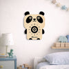 Personalized Panda Wooden Wall Clock- 8
