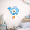 Personalized Whale Kids Wall Clock -12