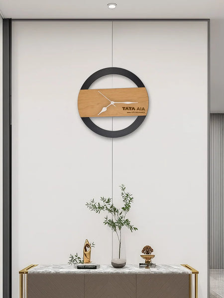 Personalized Wooden Round Wall Clock