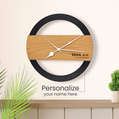 Personalized Wooden Round Wall Clock