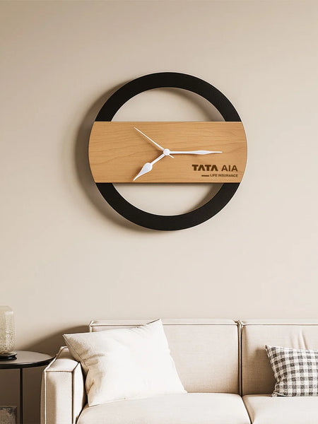 Personalized Wooden Round Wall Clock
