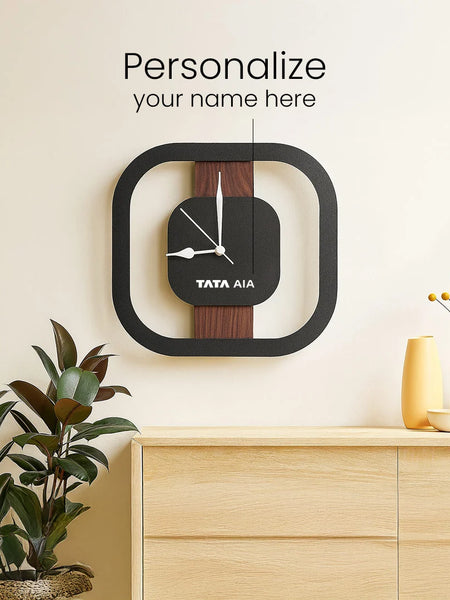 Personalized Wooden Wall Clock