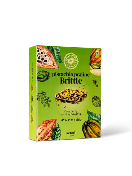 Cacao Springs Pistachio Praline Brittle 6 pc
