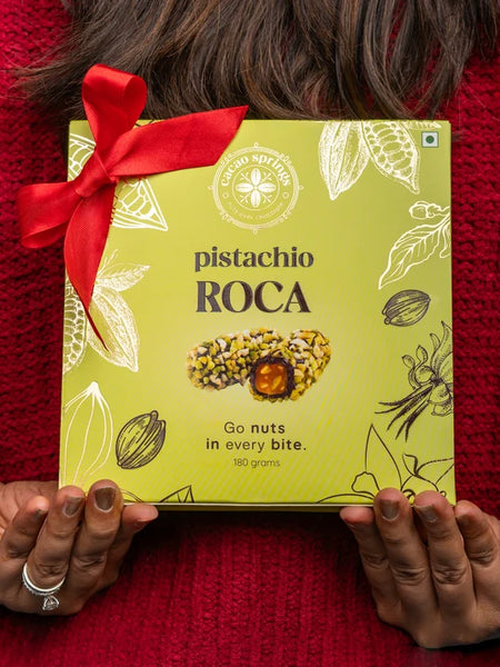 Cacao Springs Pistachio Roca 60gm(5pcs)