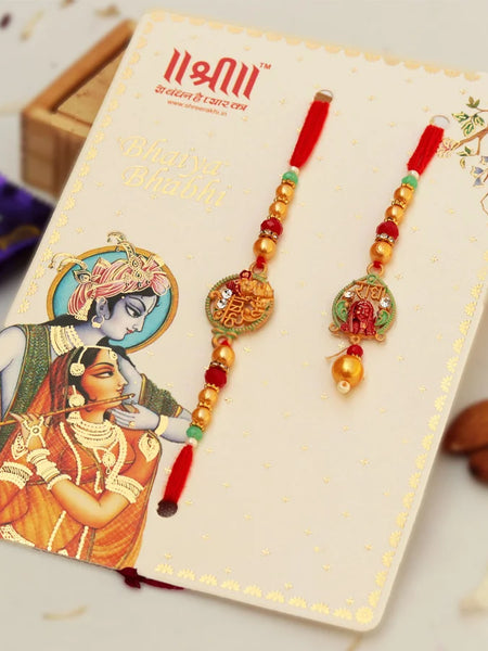 Radha Krishna Couple Rakhi for Raksha Bandhan