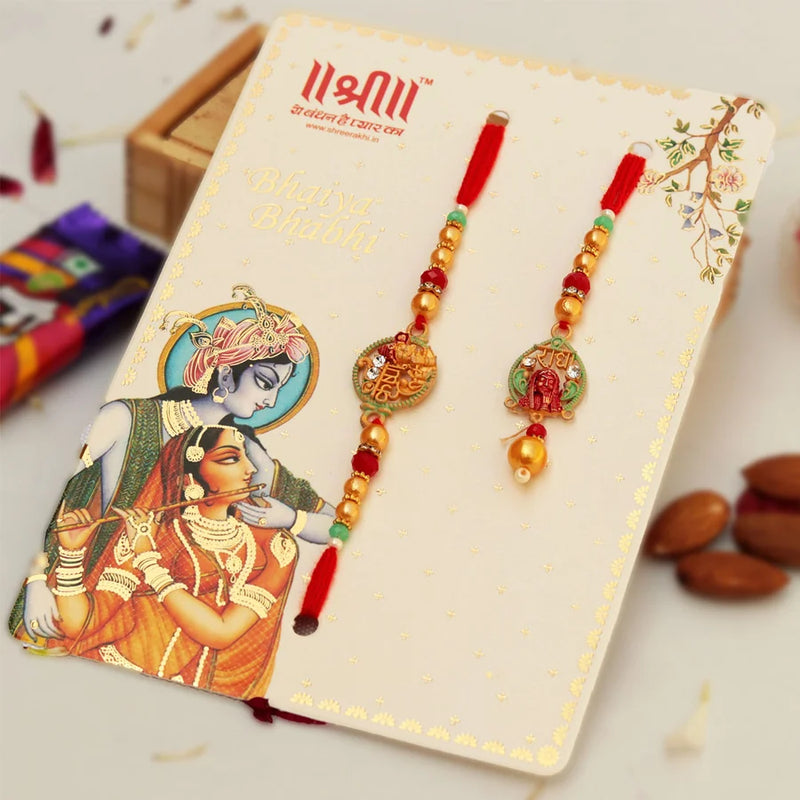 Radha Krishna Couple Rakhi for Raksha Bandhan