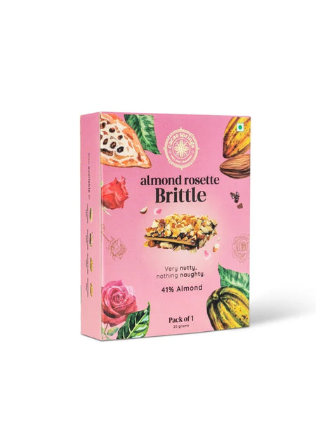 Cacao Springs Almond Rosette Brittle 6 pc