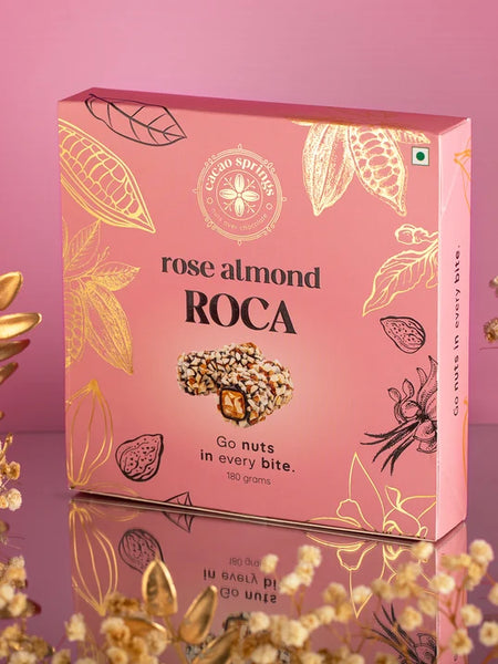 Cacao Springs Rose Almond Roca 180gm(15pcs)