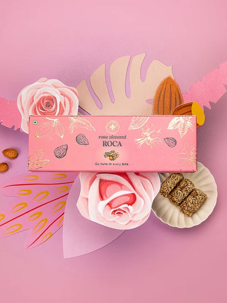 Cacao Springs Rose Almond Roca 60gm(5pcs)